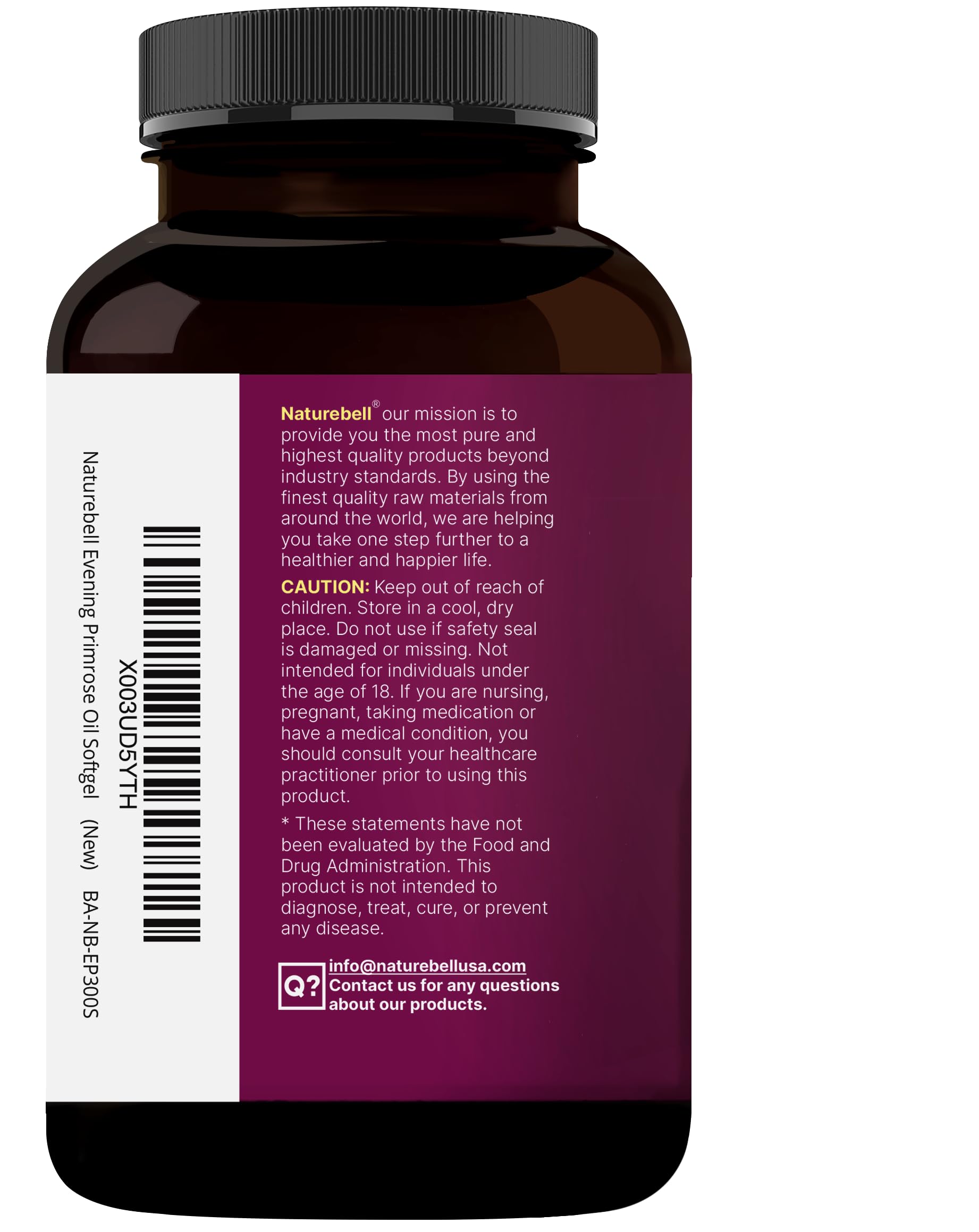 NatureBell lab testing certificates underscoring third-party safety and potency.