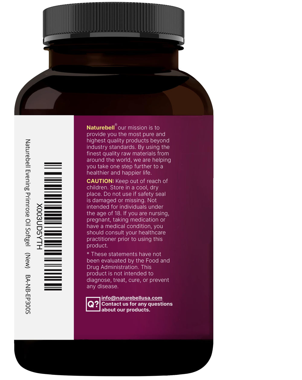 NatureBell lab testing certificates underscoring third-party safety and potency.