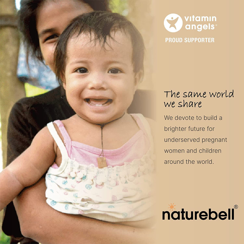 NatureBell label with non-GMO and cGMP certifications.