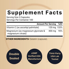 NatureBell Magnesium Complex bottle cap showing secure seal for reliable daily use.