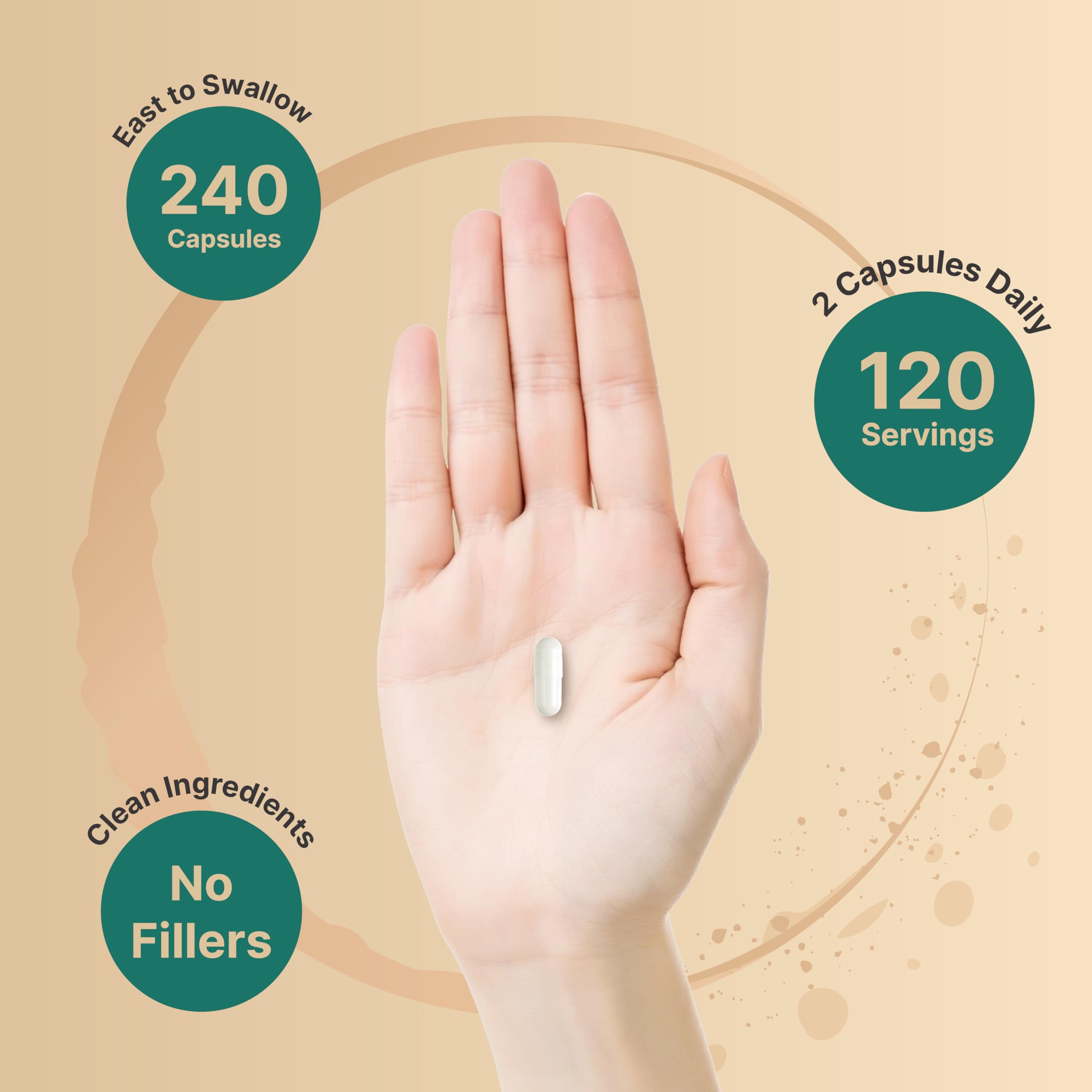 NatureBell Magnesium Complex ingredients closeup showing clean formula.