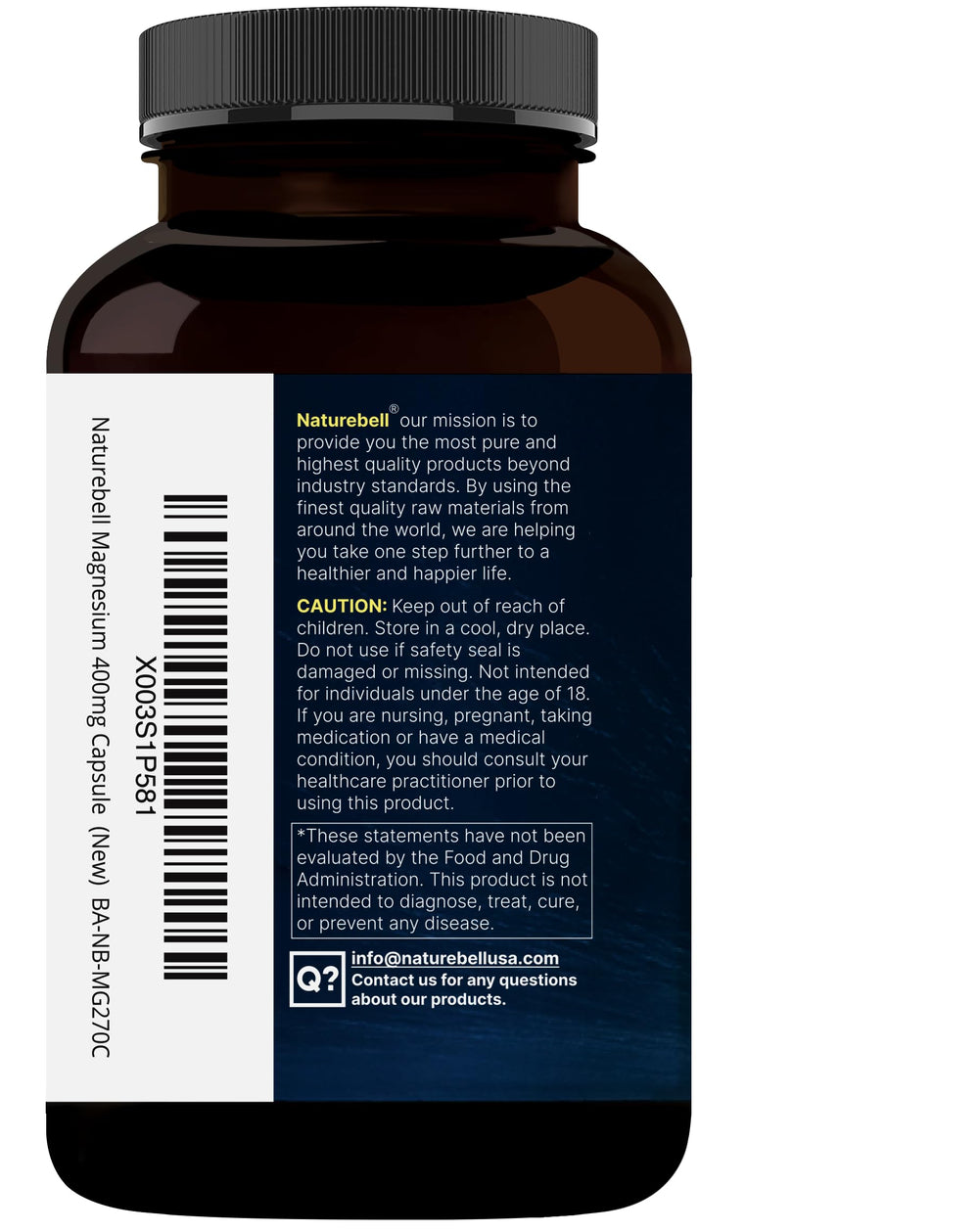 NatureBell magnesium bottle shown in a calming daily-use routine.