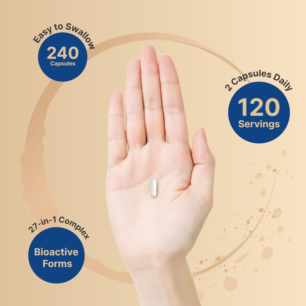 NatureBell Methylated Multivitamin bottle assembly shows 4-month supply