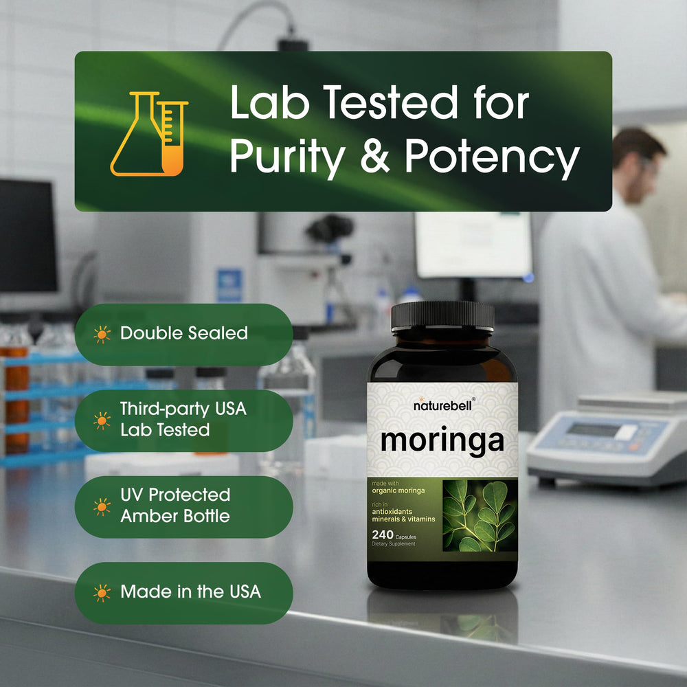 NatureBell Moringa featured in daily morning routine for vitality.