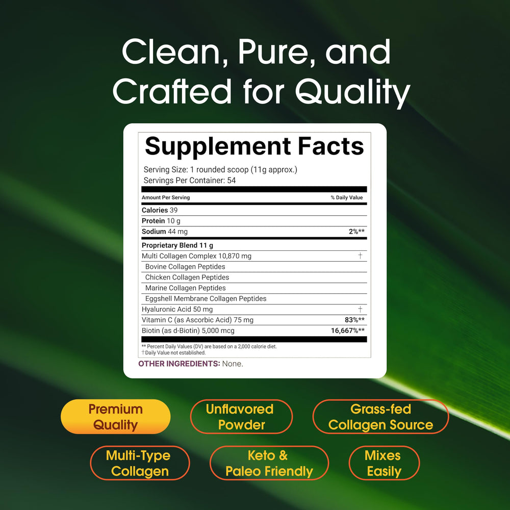 NatureBell Multi Collagen powder scoop for convenient daily dosing