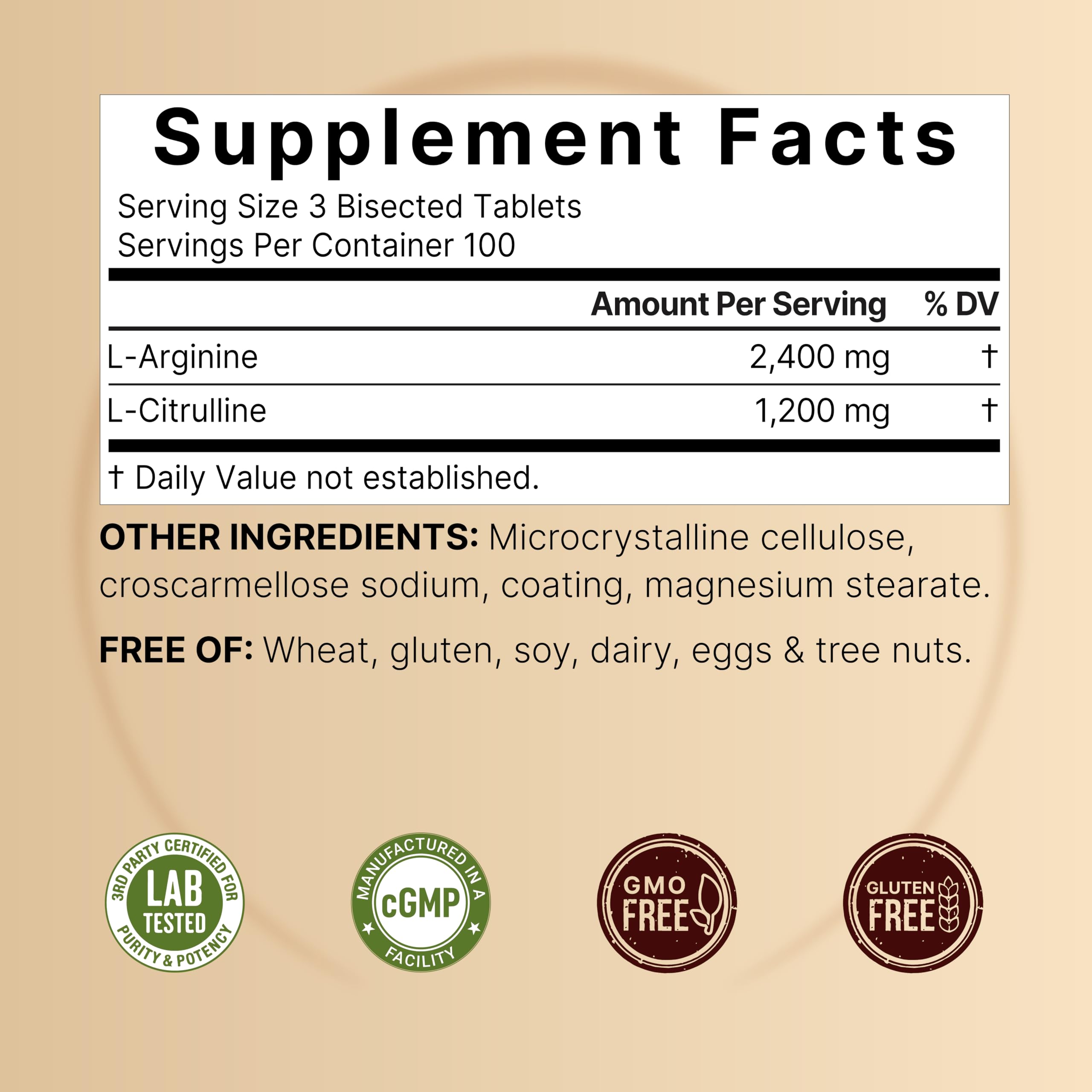 NatureBell Nitric Oxide bottle side view for daily use.