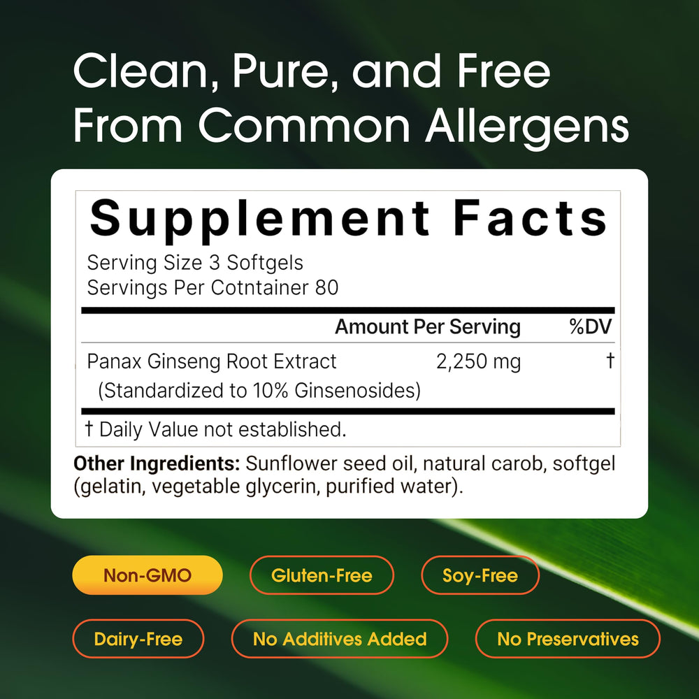 Six-year-old Panax root highlights rich energy-supporting properties