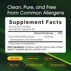 Six-year-old Panax root highlights rich energy-supporting properties