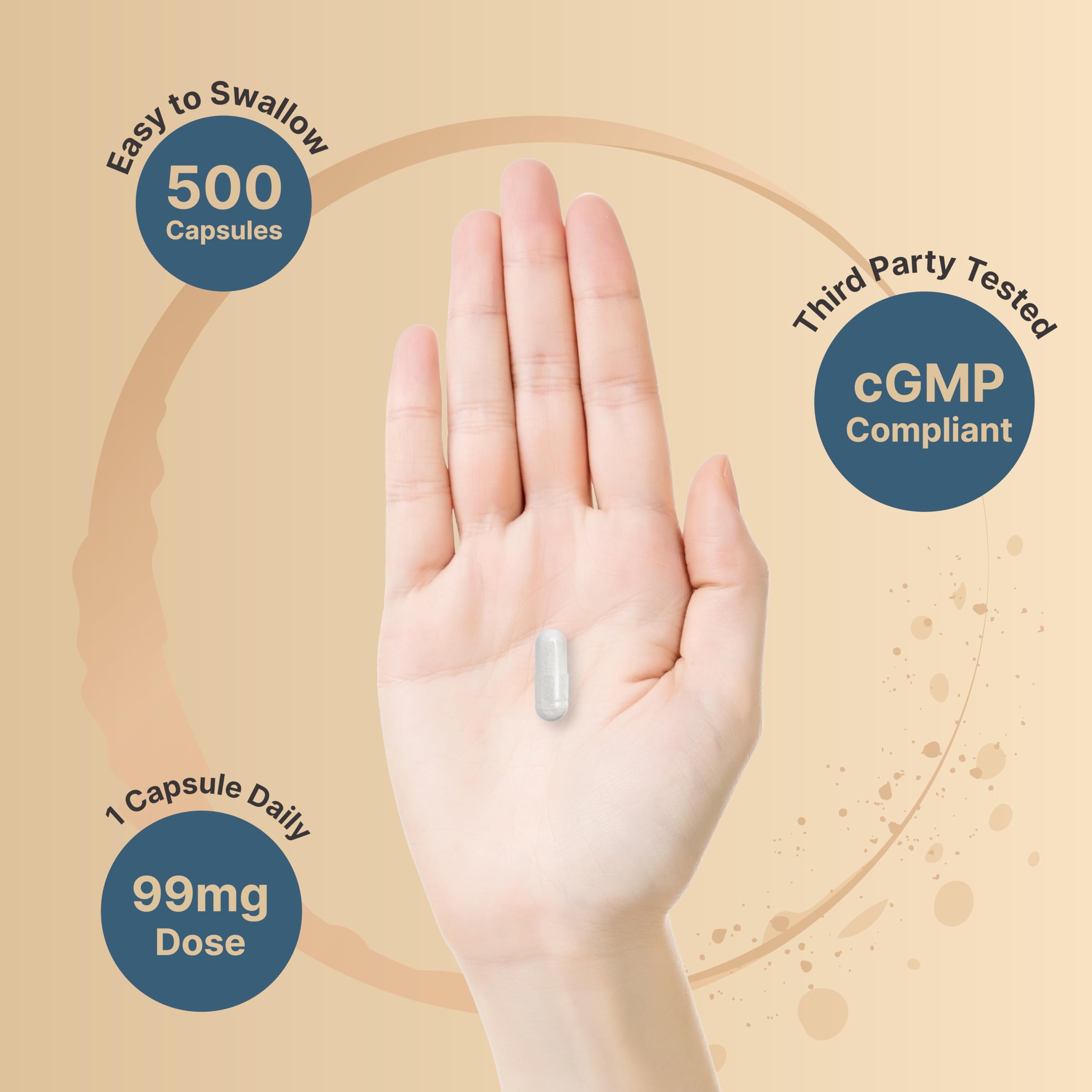 NatureBell potassium citrate bottle in hand conveys portability for active lifestyles.