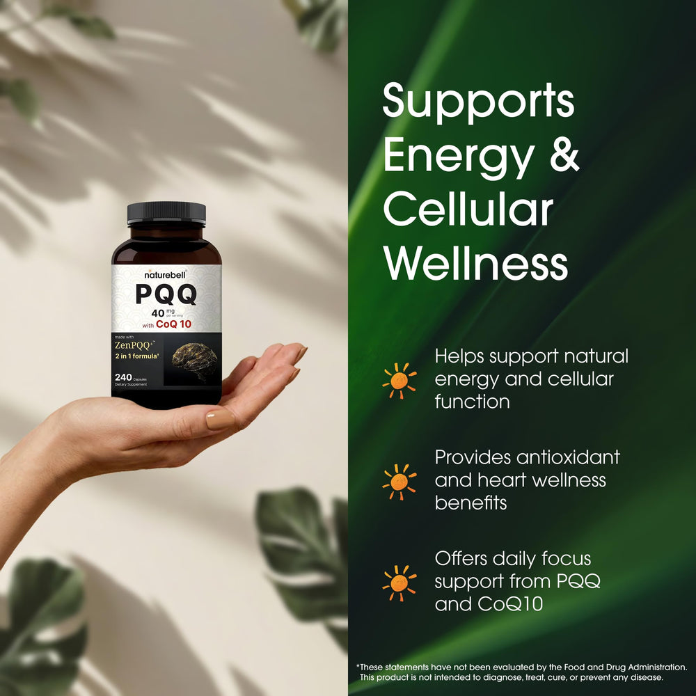 Lifestyle scene with NatureBell packaging suggests daily wellness routine.