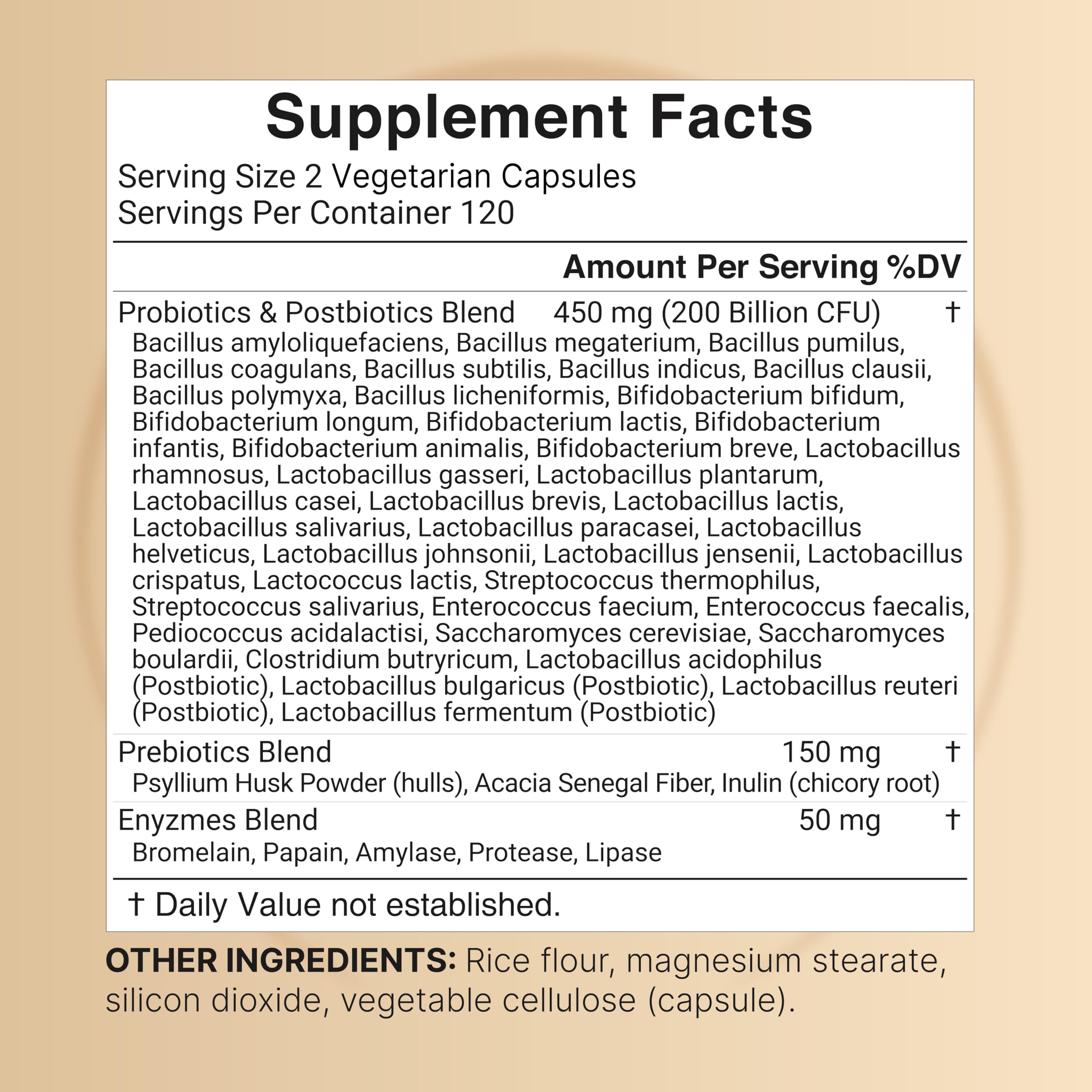 NatureBell Probiotic 40 strains image emphasizes diverse gut flora for balanced digestion