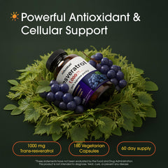 NatureBell Resveratrol capsules close-up highlights vegetarian capsules for daily wellness