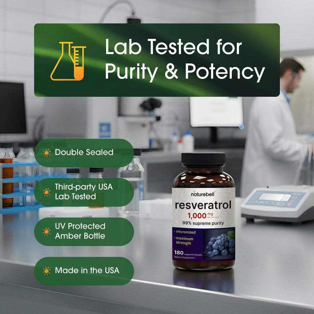 NatureBell Resveratrol extract visual highlights Polygonum cuspidatum origin