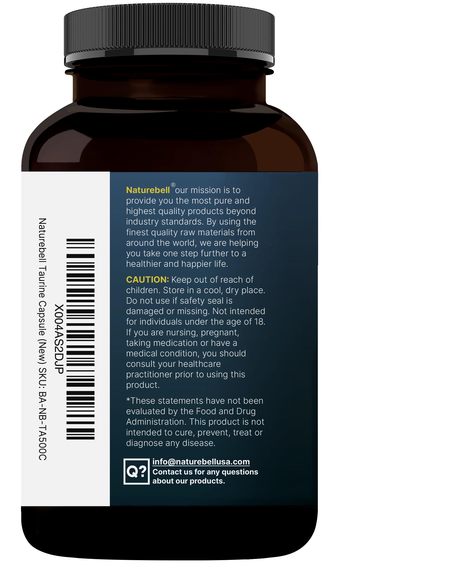 NatureBell Taurine health benefits scene for lifestyle use