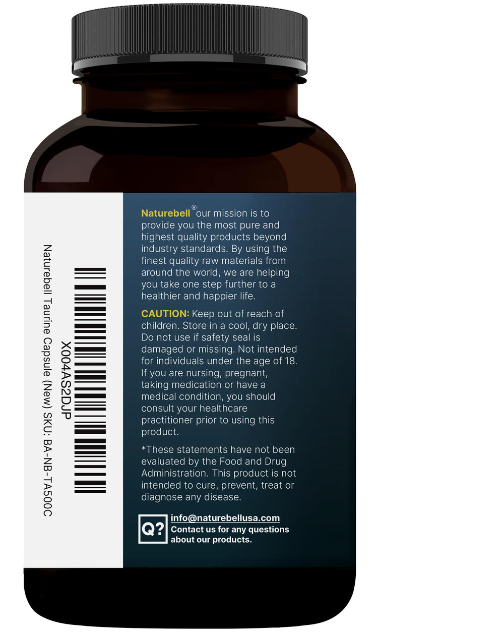 NatureBell Taurine health benefits scene for lifestyle use