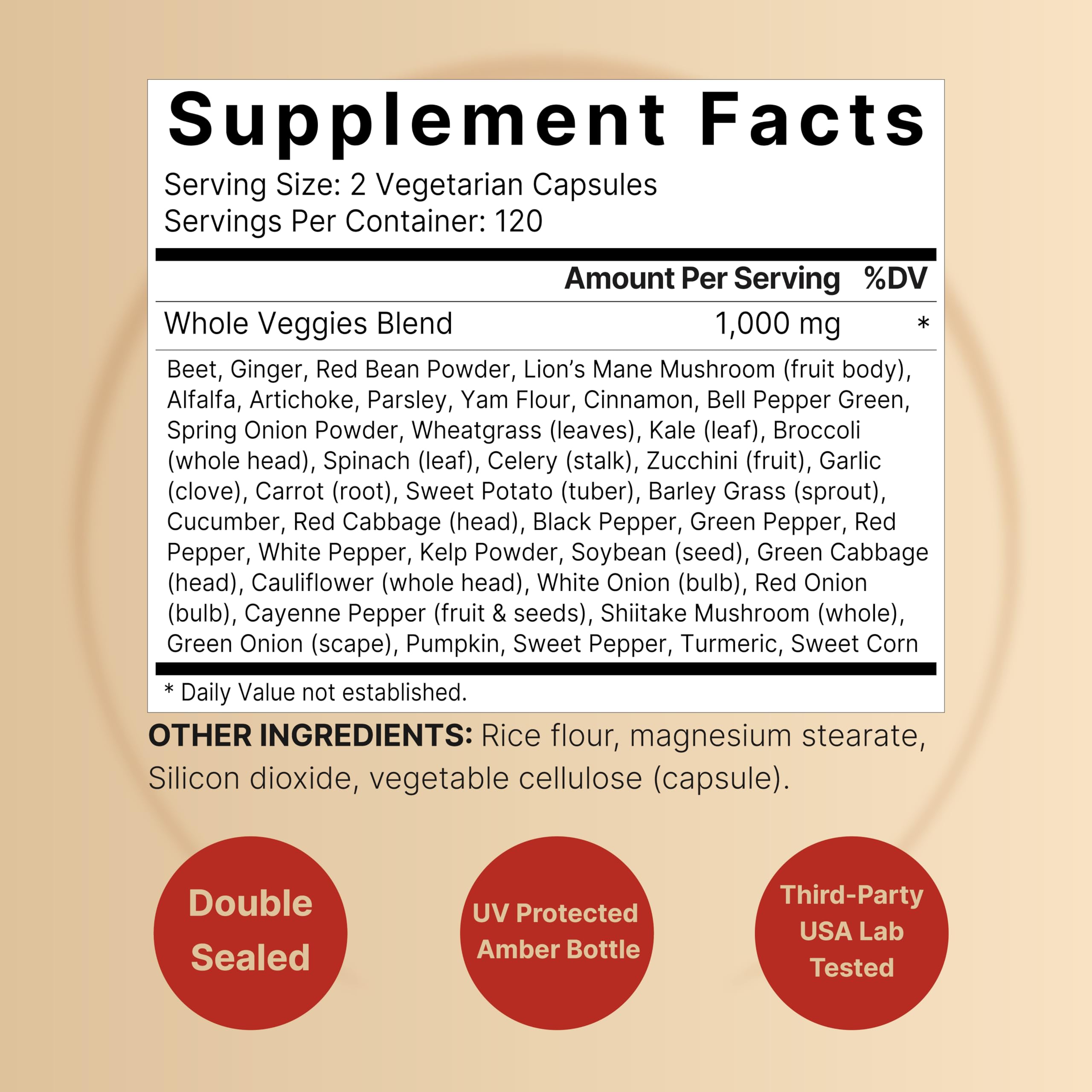 NatureBell vegetarian capsules close-up highlights plant-based nutrition.