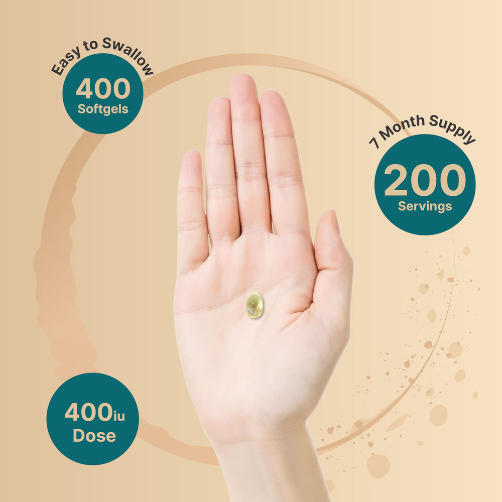 NatureBell Vitamin E Softgels ingredient panel highlighting non-GMO purity.