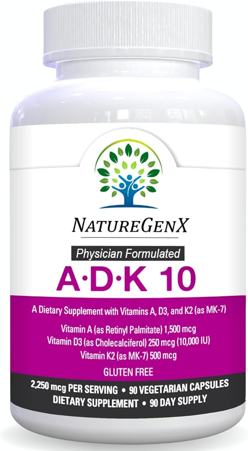 ADK10 bottle on a shelf in a clean, organized setting.
