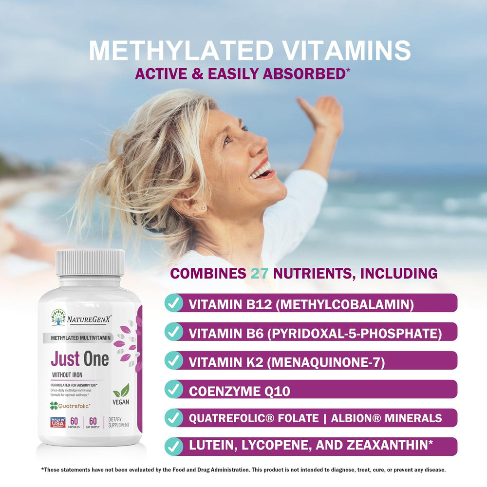 NatureGenX bottle side view shows 60 capsules for a two-month supply