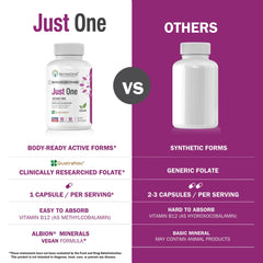 NatureGenX Just One Daily label detail emphasizes iron-free formula and clean ingredients