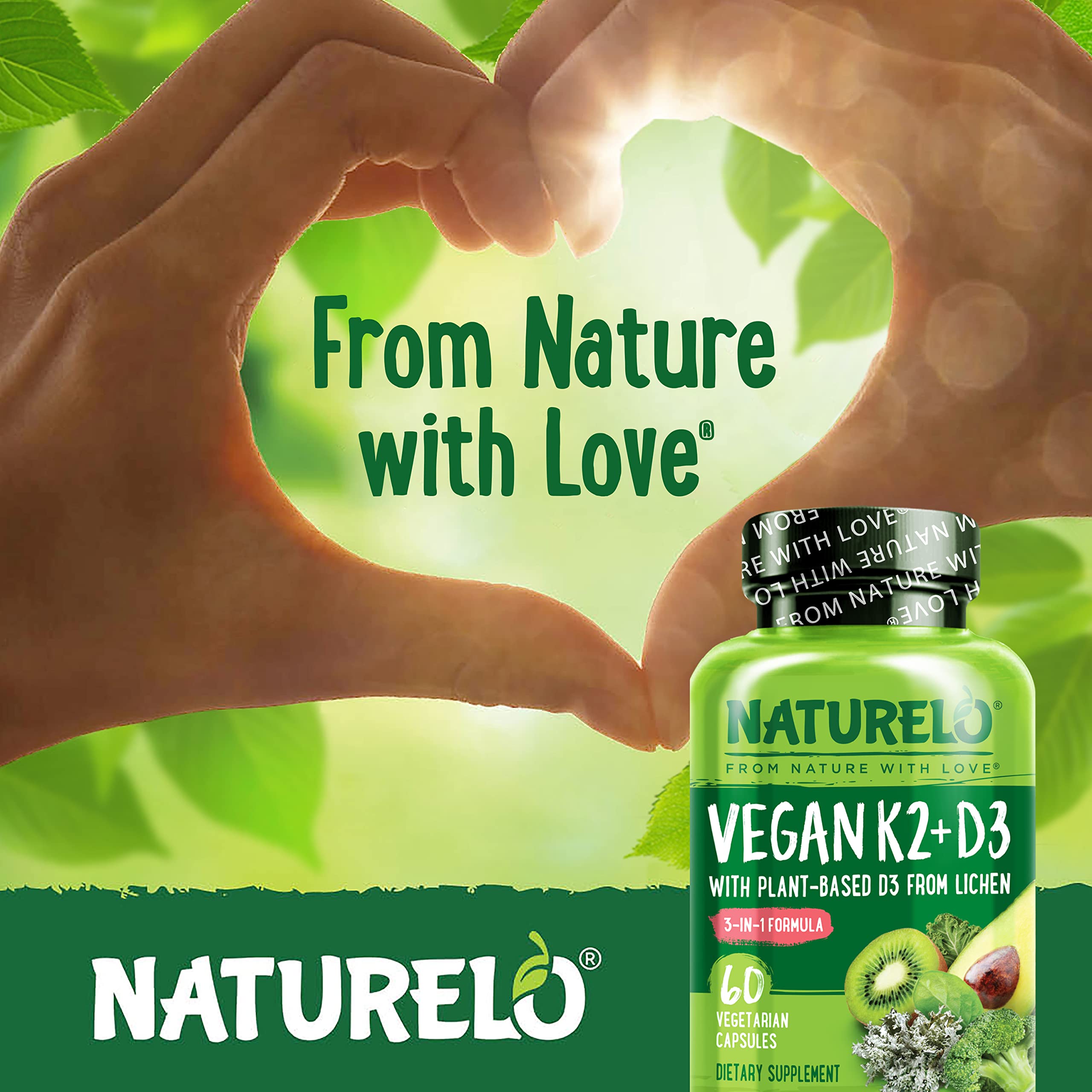 Naturelo daily use scene showing capsule intake for routine wellness