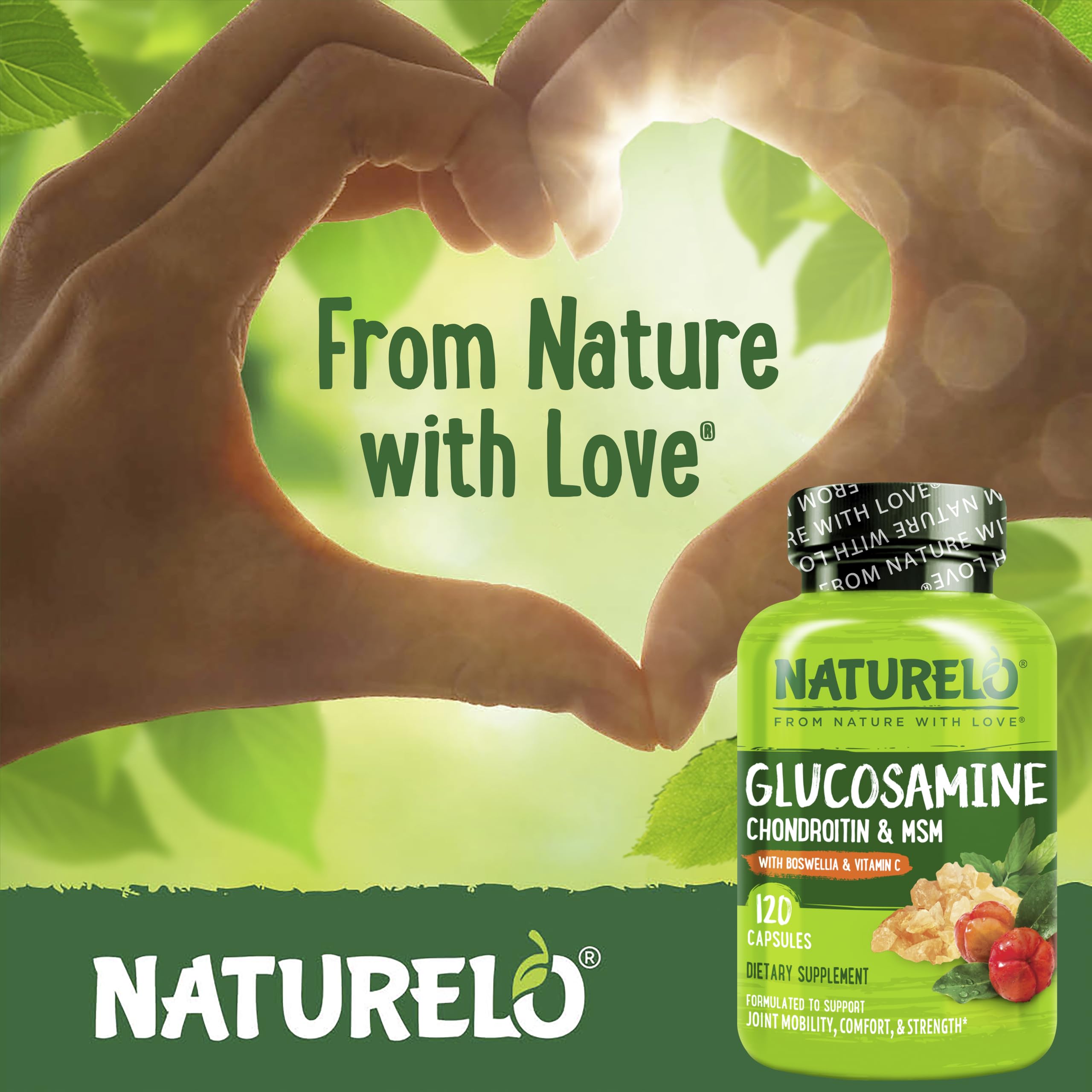 Naturelo ingredient list closeup highlights premium non-GMO components