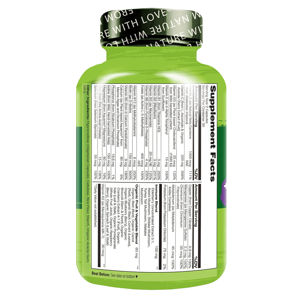 Naturelo lab-tested multivitamin for purity and potency assurance
