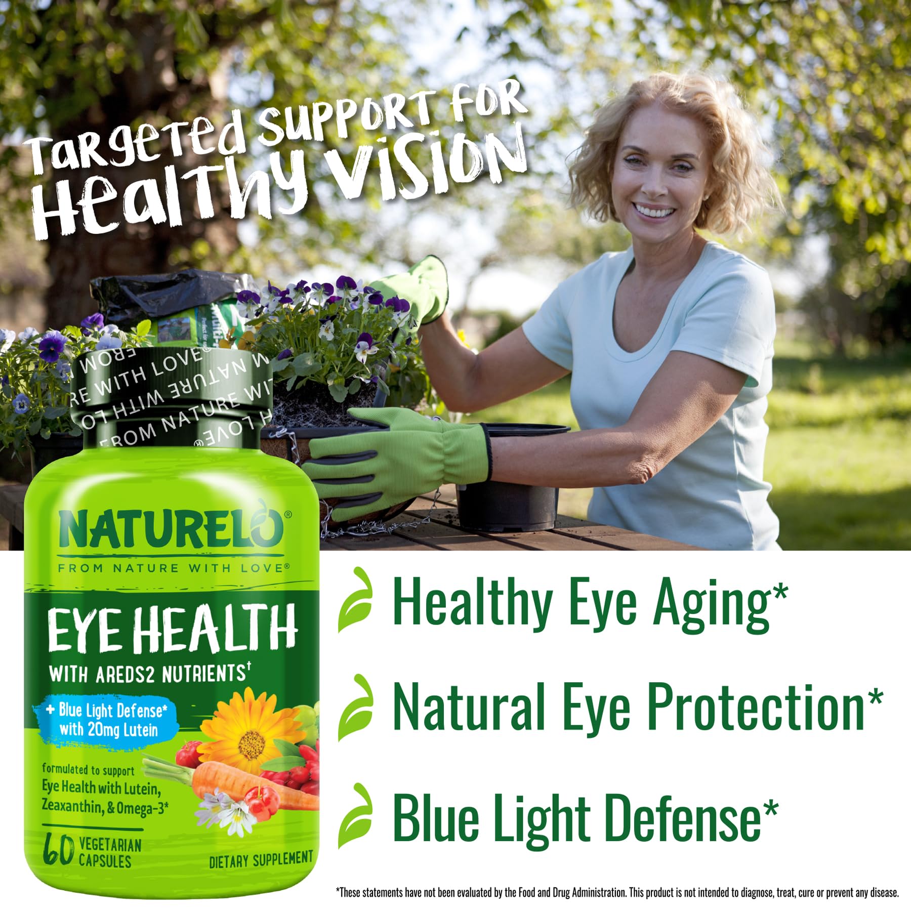 Naturelo lutein and zeaxanthin carotenoids in the formula
