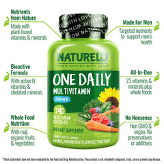 Naturelo Organic fruits and vegetables blend visual, supports whole-food nutrition.