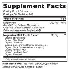 Naturelo organic vegetables and seeds illustrating plant-based magnesium sources.