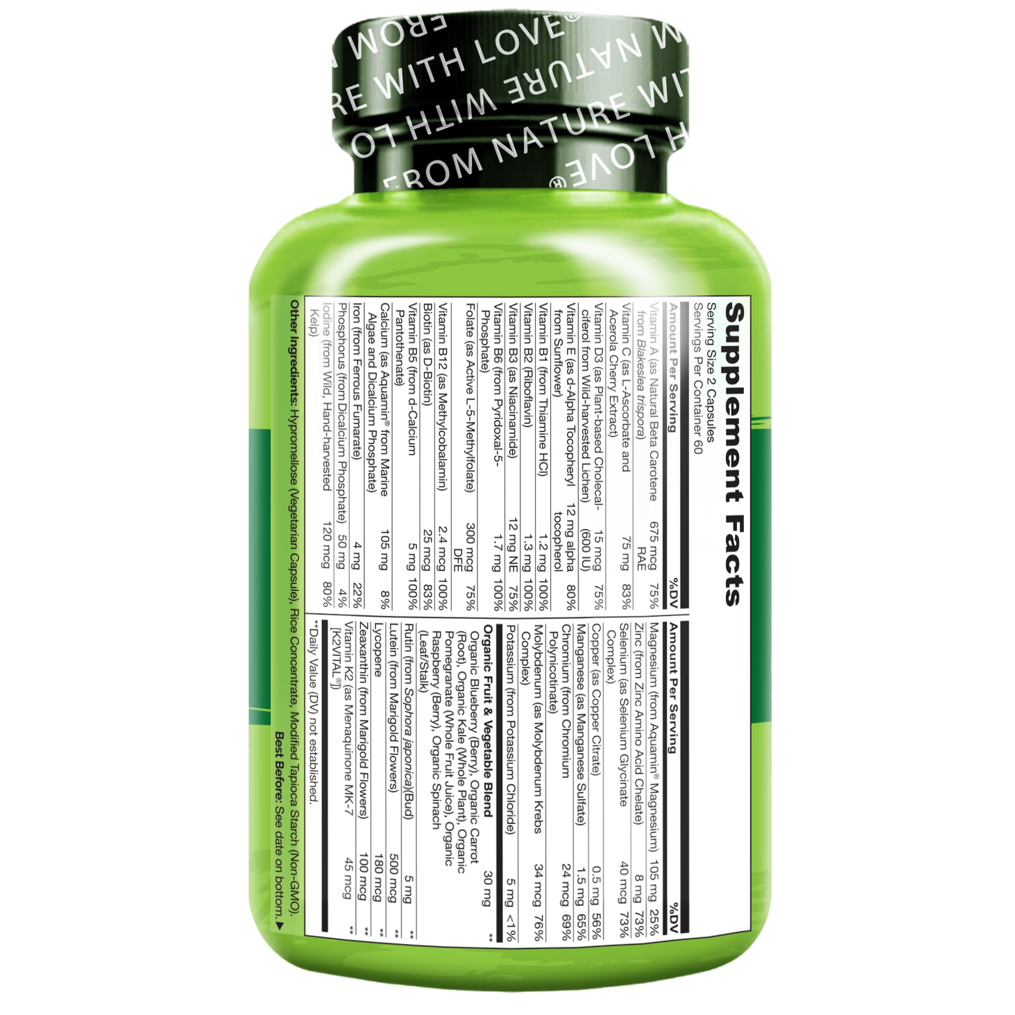 NATURELO teen health visual focusing on focus and skin benefits