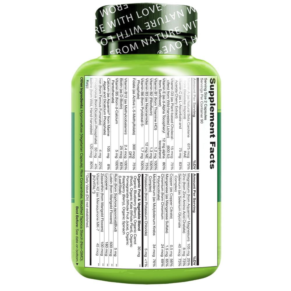 Naturelo Teen Multivitamins packaging on a shelf near study desk.