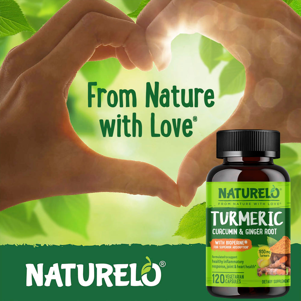 Naturelo vegan gluten-free label on bottle underlines clean label