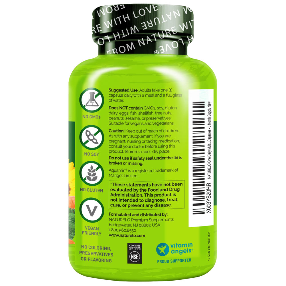 Naturelo Vegetarian capsules arranged in neat pile, allergen-free benefits.