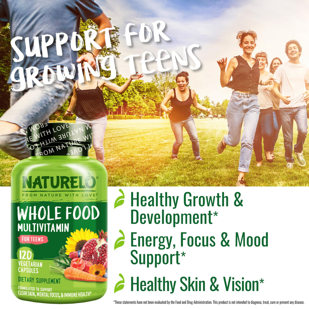 Vitamin E from sunflower in Naturelo teen formula