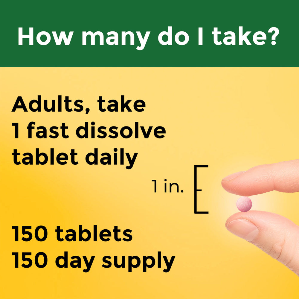 Nature Made B12 1000 mcg sublingual tablets USP Verified badge visible.