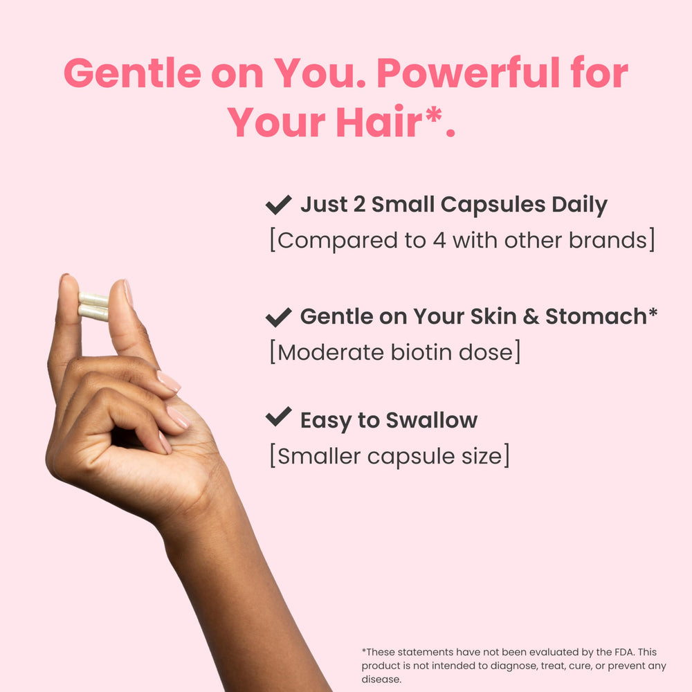 Vegan symbol on Naturenetics HairAnew packaging reinforces plant-based choice.