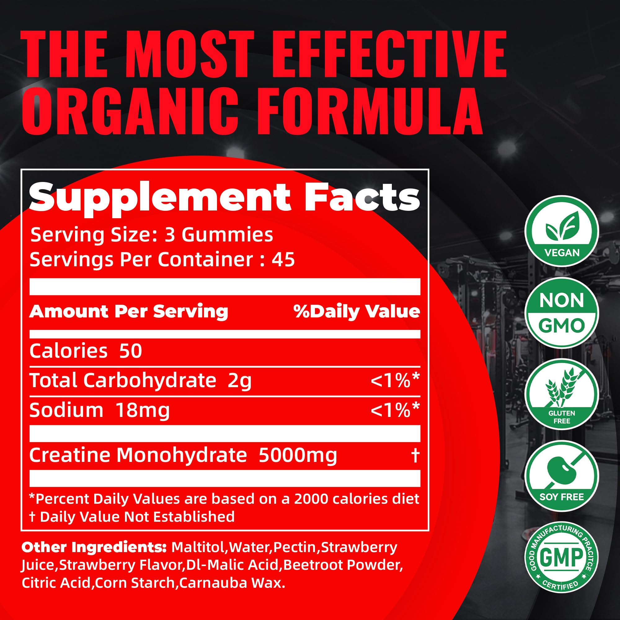 Natures Aid NSF-certified creatine gummy signals trusted quality for athletes.