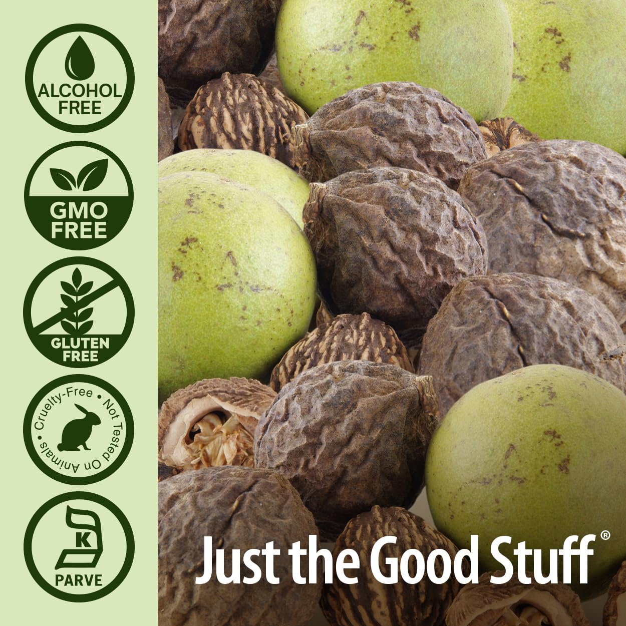 Nature's Answer Black Walnut Complex bottle on wellness shelf for daily routines.