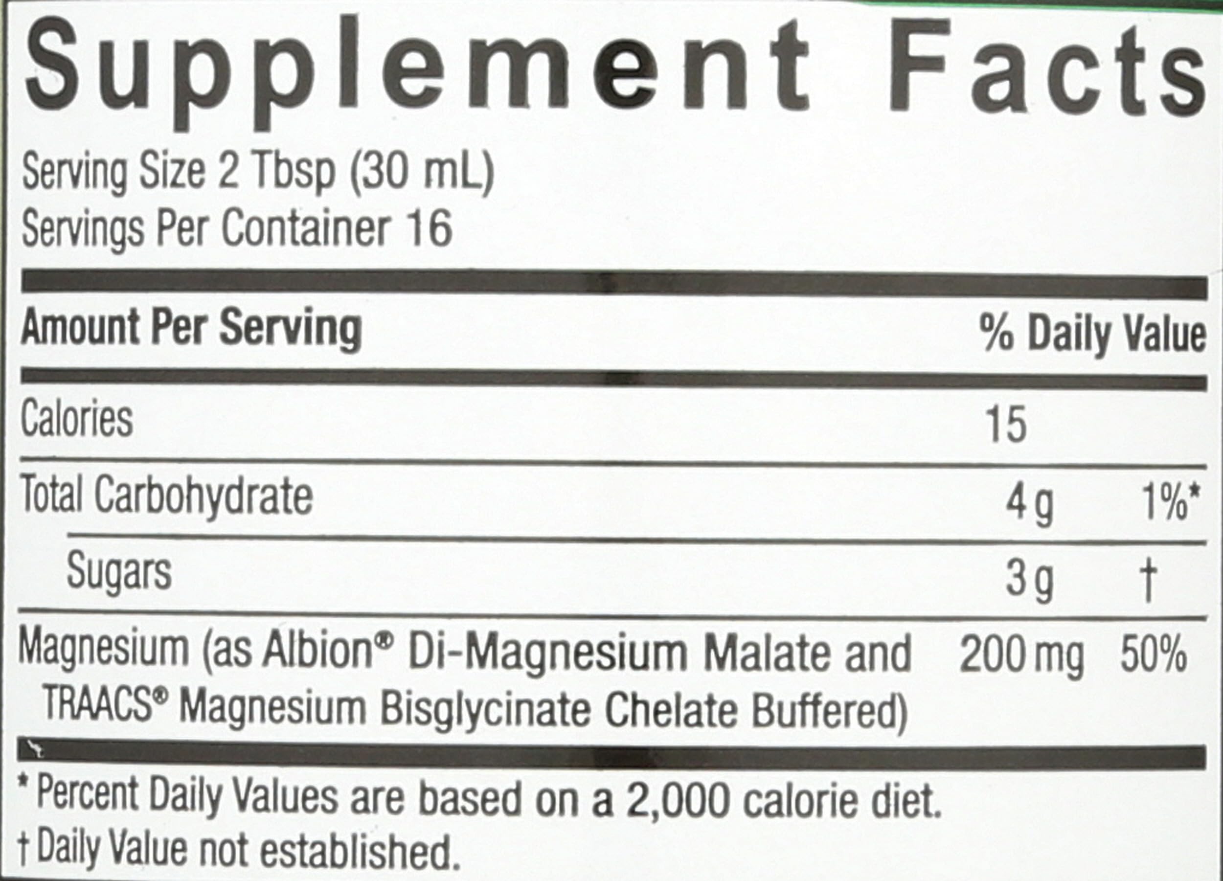 Nature's Answer magnesium liquid dropper showing dosage flexibility