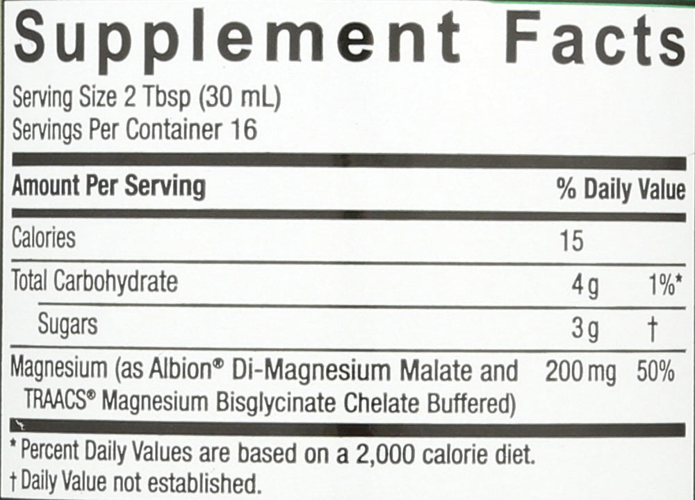 Nature's Answer magnesium liquid dropper showing dosage flexibility