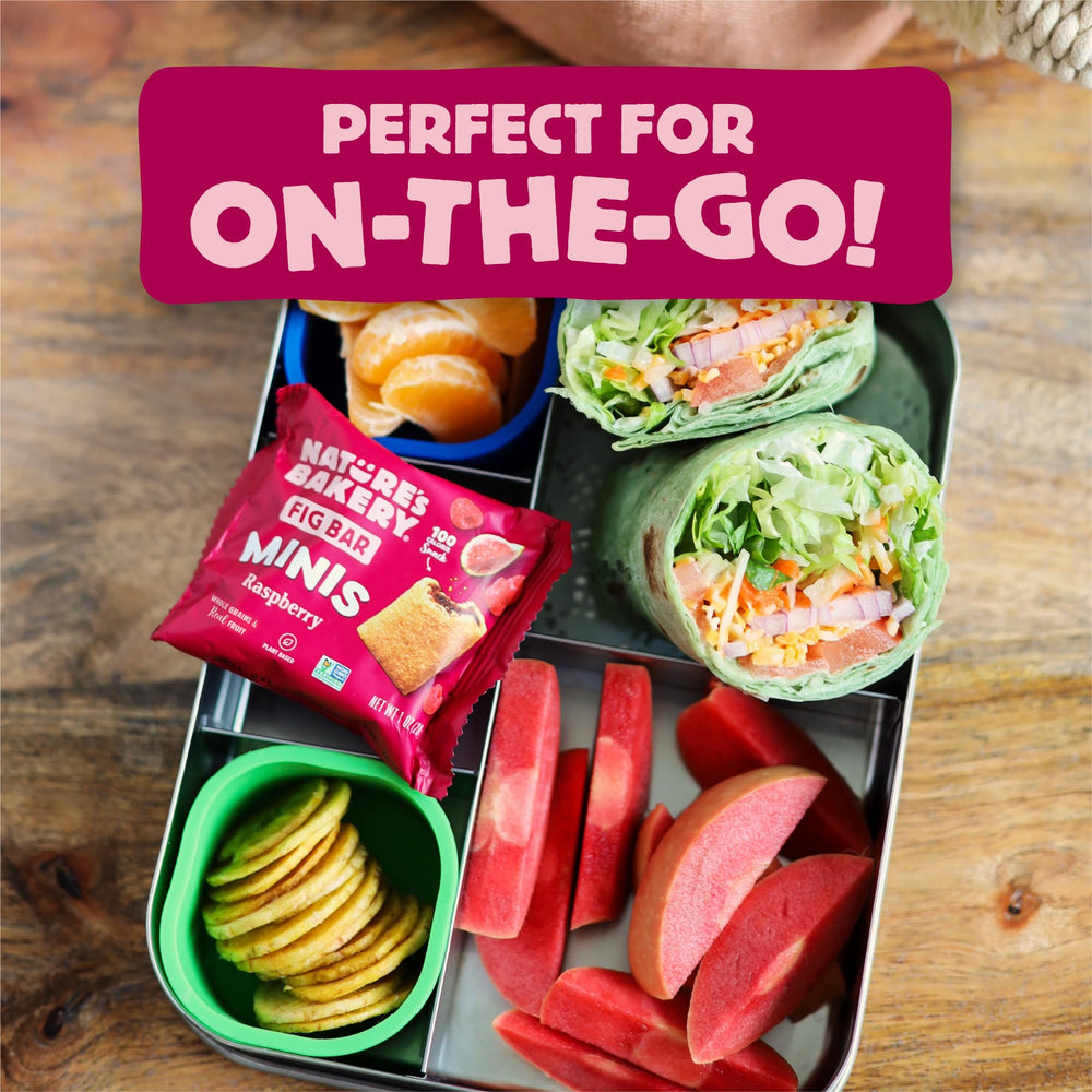 Nature's Bakery kid-friendly minis fit into lunchboxes.