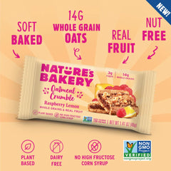 Nature's Bakery Fig Bars Blueberry pack, portable treat for school lunches.