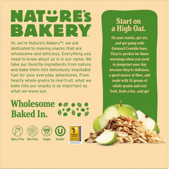 Apple filling detail in Nature's Bakery bar with real fruit