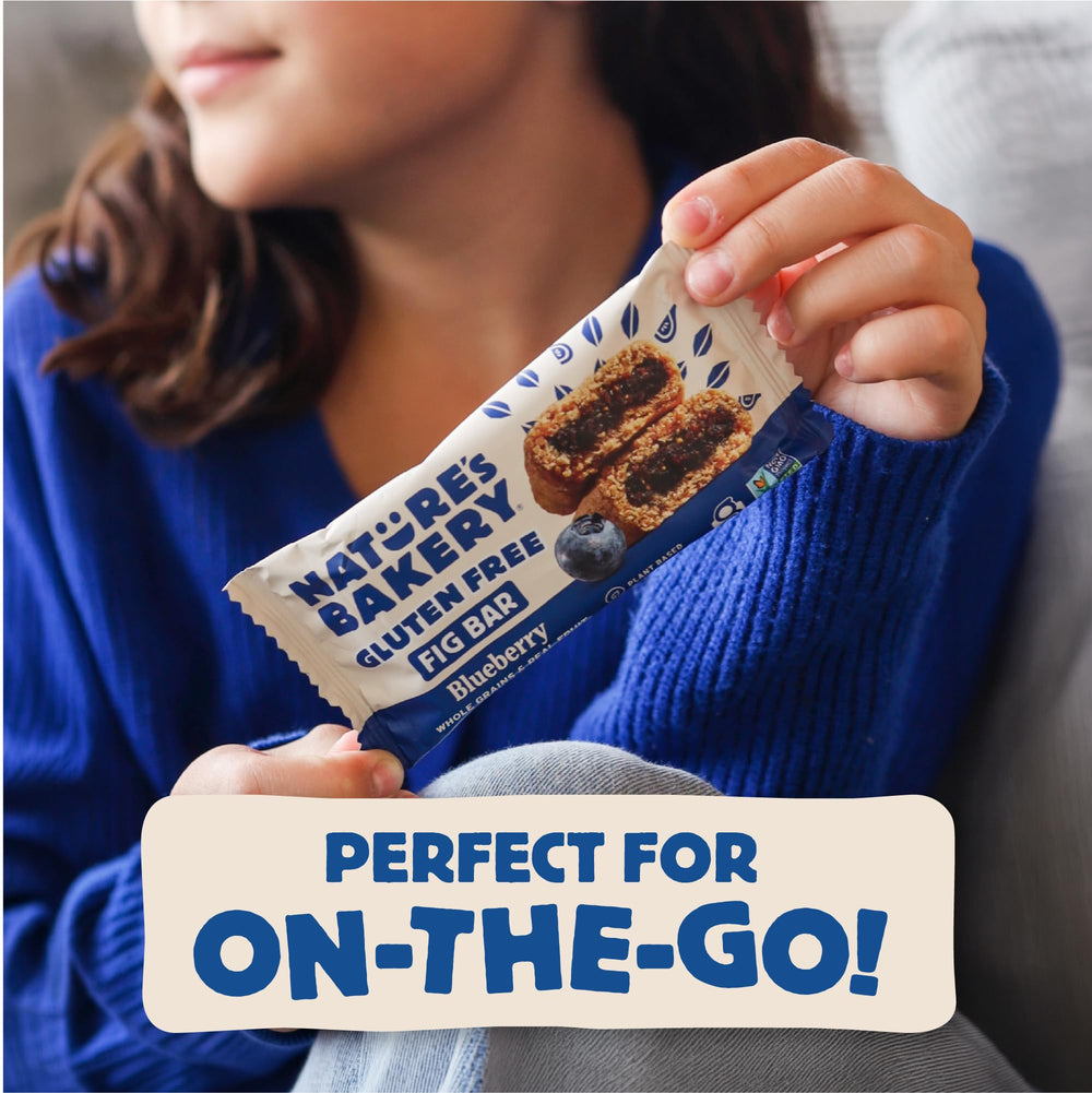 Nature's Bakery vegan-certified bars for plant-based snacking.