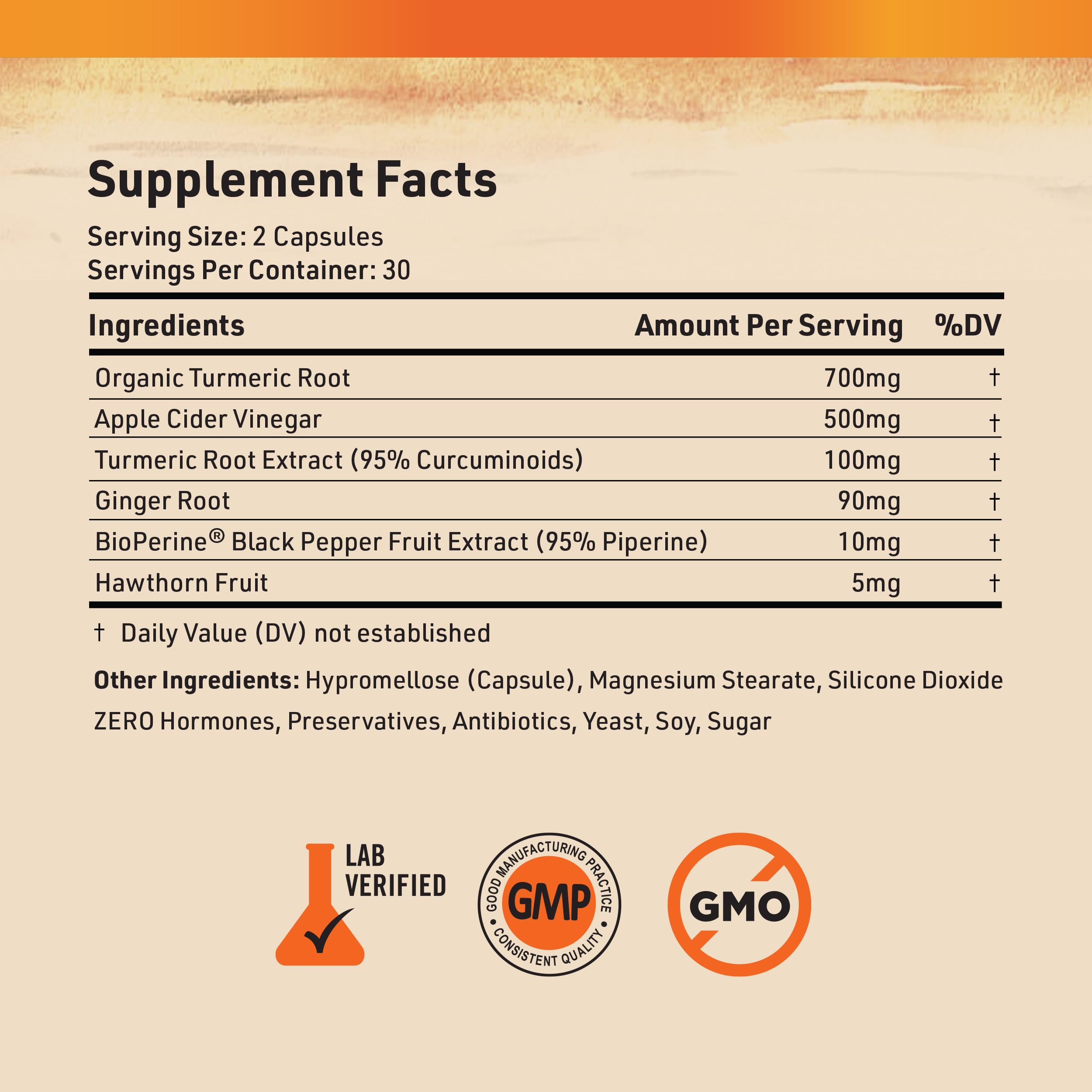 Nature's Base turmeric ginger capsules for daily use, smooth texture