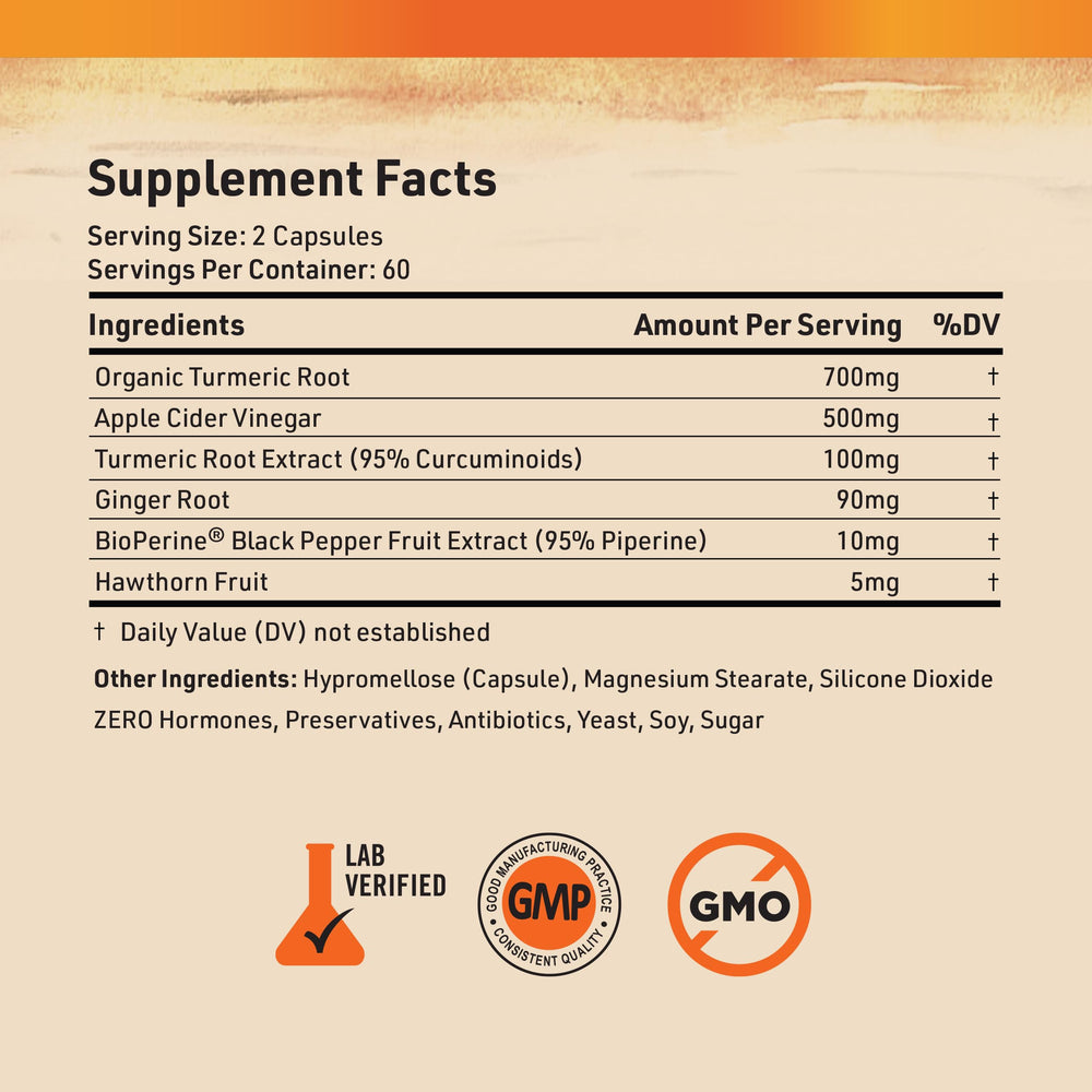 Nature's Base turmeric-ginger supplements on white background for quick reference
