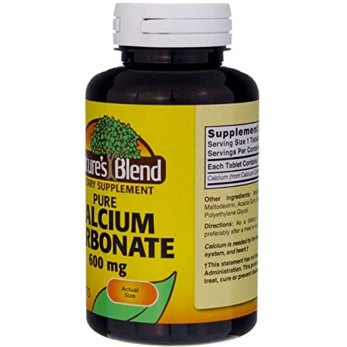 100-tablet Nature's Blend bottle on shelf