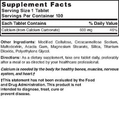 Close-up of Nature's Blend bottle showing gluten-free and preservative-free formula