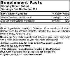 Tablets beside the Nature's Blend bottle for an easy daily dose
